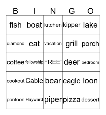 Untitled Binto Bingo Card