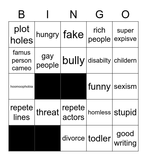 Dhar Mann Bingo Card