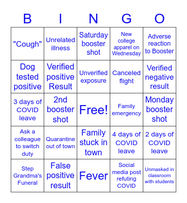 What is the Real Story? Bingo Card