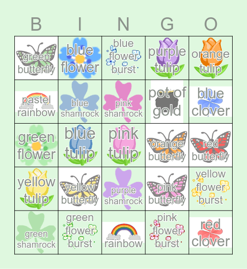 ✿ Whisper March Bingo! ✿ Bingo Card