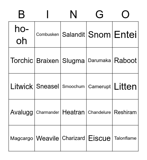 DEVIL's Bingo Card (Round 1) Bingo Card