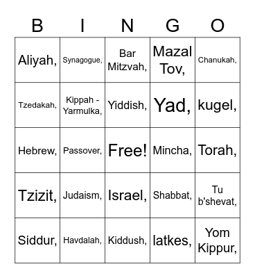 CTEEN! Bingo Card