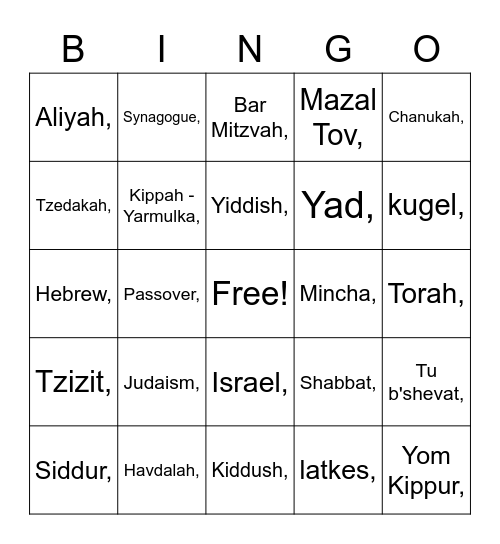 CTEEN! Bingo Card