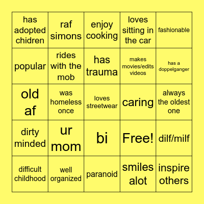 AŚKA Bingo Card