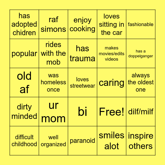 AŚKA Bingo Card