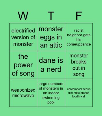 gremlins obviously Bingo Card