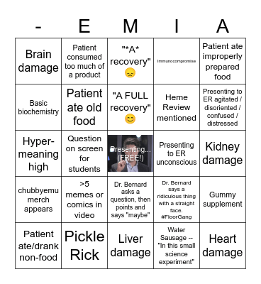 chubbyemu Bingo Card