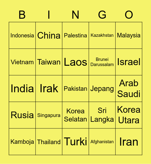 PAKLALISA97 Bingo Card