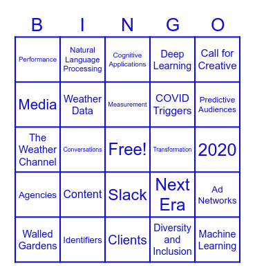 2021 Sales Kickoff | Break the Cycle Bingo Card