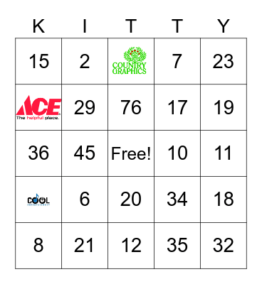 TEN LIVES CLUB BINGO Card