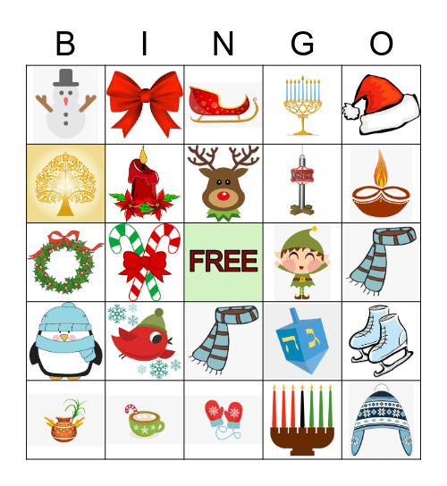 CSG Holiday Bingo 2022 Bingo Card