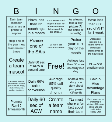 Bingo Palooza!! Bingo Card