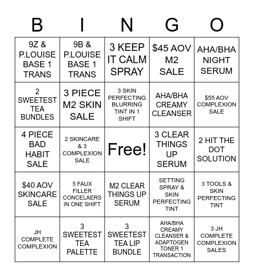 JANUARY NEWNESS 2022 Bingo Card