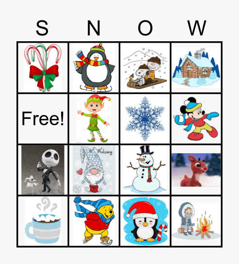 Winter Bingo! Bingo Card