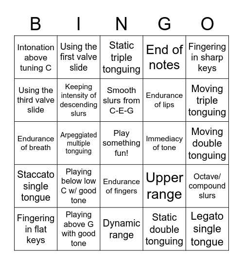 I Suck at This BINGO! Bingo Card