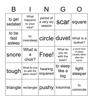 File 5/6 - vocabulary Bingo Card