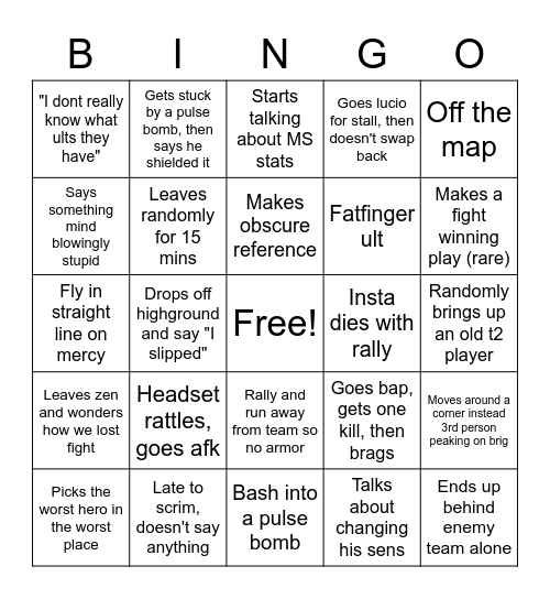 MagicM8Ball Bingo Card