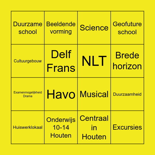 Heemlanden Bingo Card