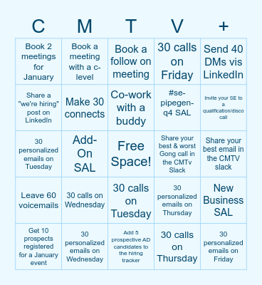 FINAL BINGO OF FY22 Bingo Card