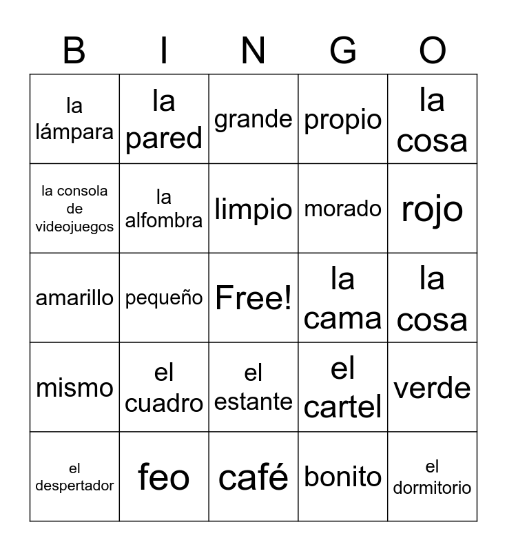 el-dormitorio-bingo-card