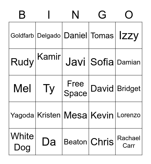 COVID Bingo Card