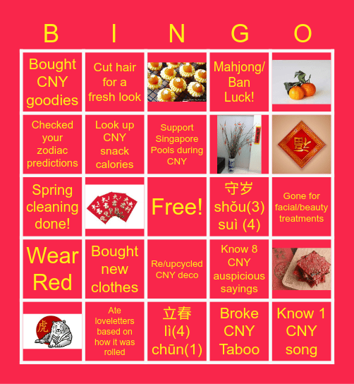 IPI HUAT HUAT HUAT Bingo Card