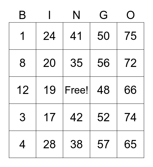 MACAPINIG Bingo Card