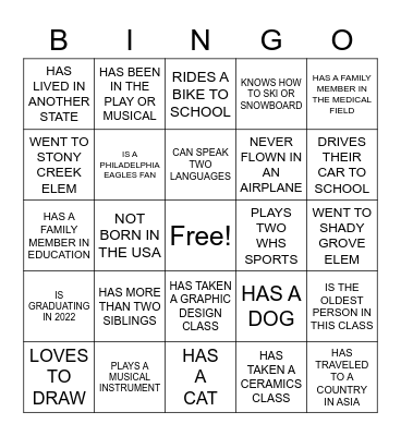 Who Takes Art 1 and Art 2 Bingo Card