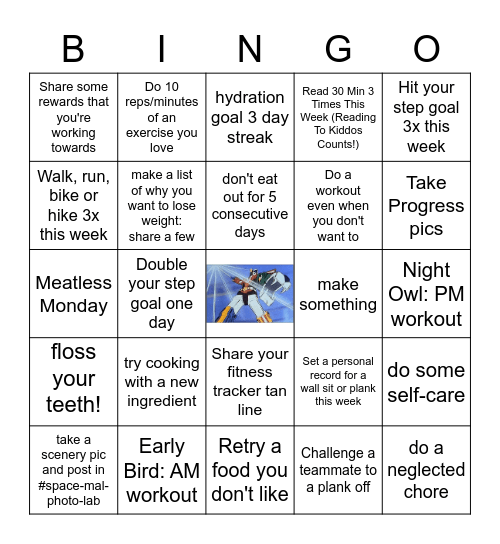 Voltron BINGO: Week 2 Bingo Card