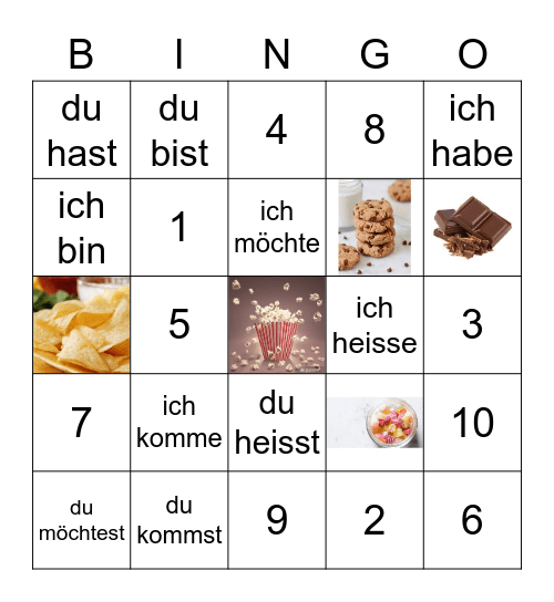 4P Bingo Card
