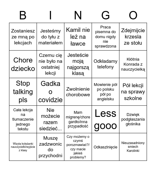 Kochanska vol2 Bingo Card