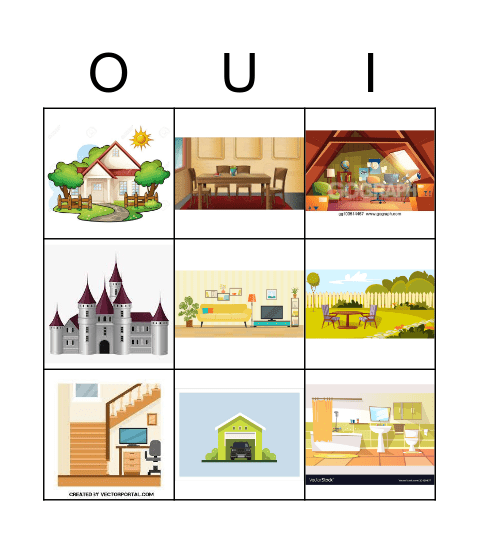 La Maison Bingo Card