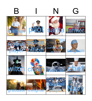 Whose Hat Is It? Bingo Card