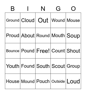 OU Bingo Card