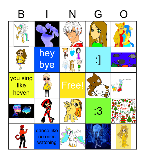 Piper Bingo Card
