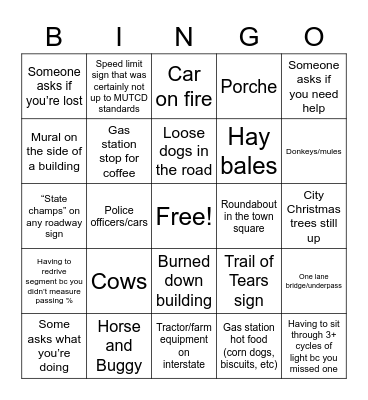 HPMS Bingo Card