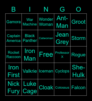 Super Bingo Card
