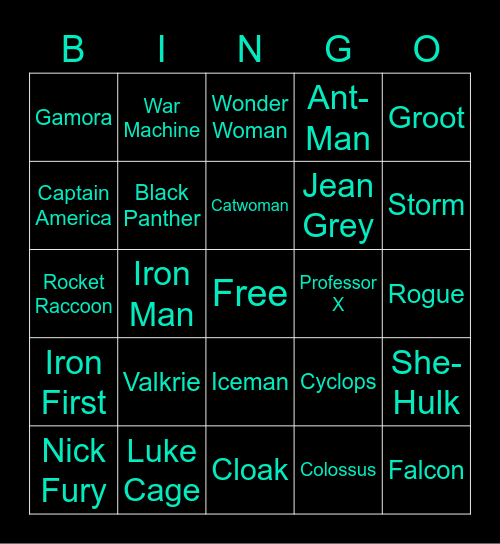 Super Bingo Card