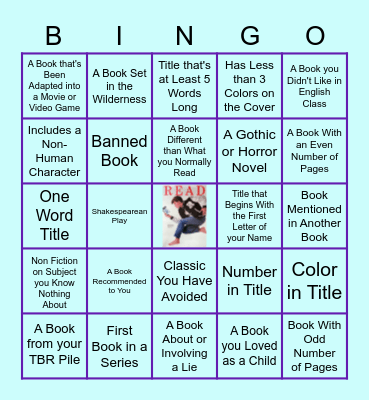 RPL Book Bingo Card