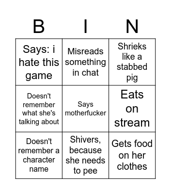 Amandas Bullshit Bingo - ABB Bingo Card