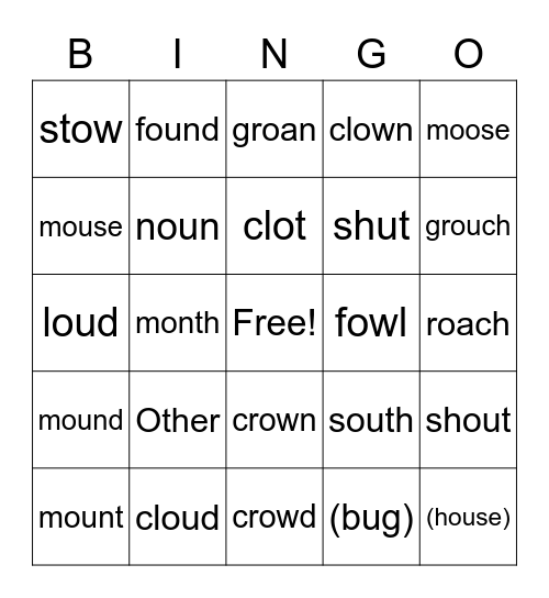 ou Bingo Card