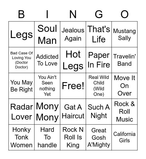 Elks #2 Bingo Card