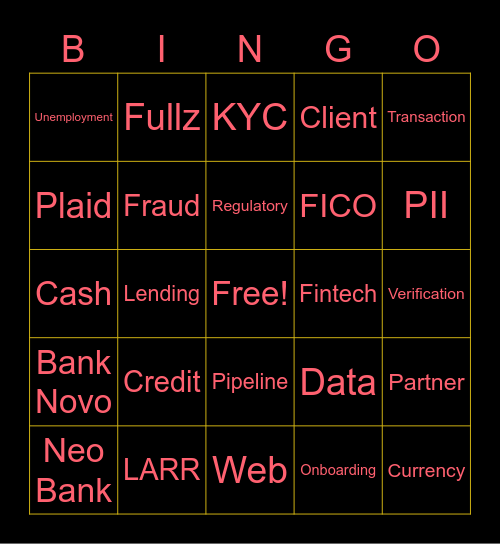 Amplify 2022 Bingo Card