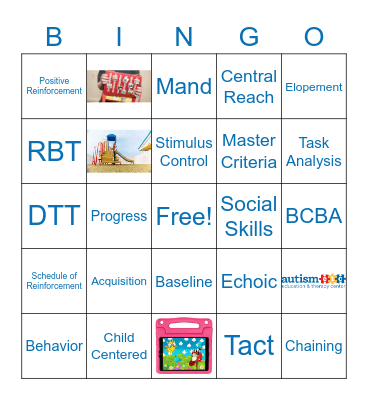 Autism ETC Bingo Card