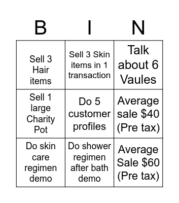 Palentine Bingo Card