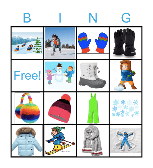 January Bingo Card