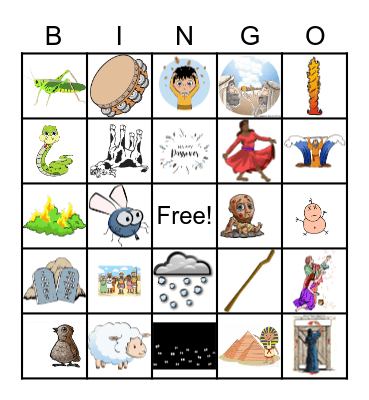 PASSOVER Bingo Card