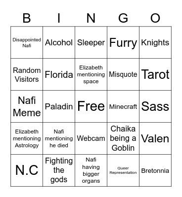 Discord Bingo Card
