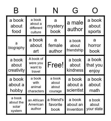 🌏 World Read Aloud Day 📚 Bingo Card