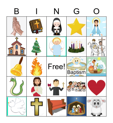 catholic pic bingo Card